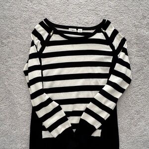 Cato Monochrome Striped Pullover
